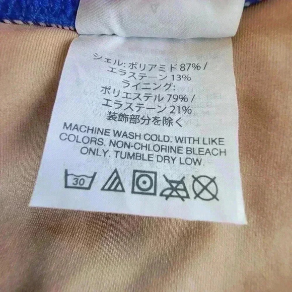 J Crew Halter Wrap Swim Dress Modest Royal Blue Womens Size 4 - Picture 10 of 10